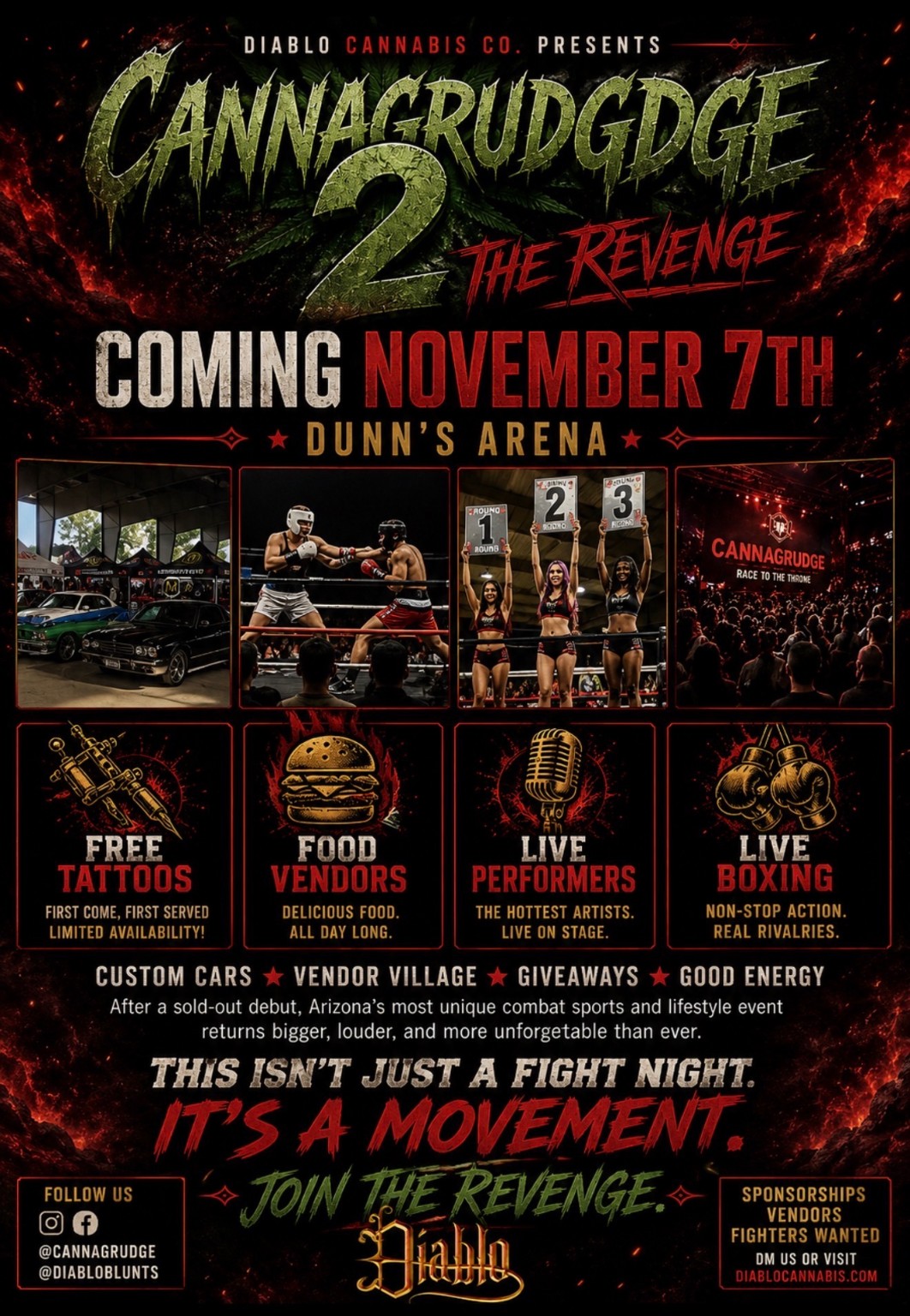 CannaGrudge 2: The Revenge flyer